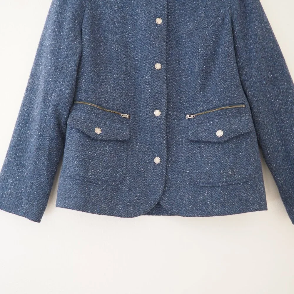 L.L. Bean Blue Women's Jacket - Picture 4 of 9